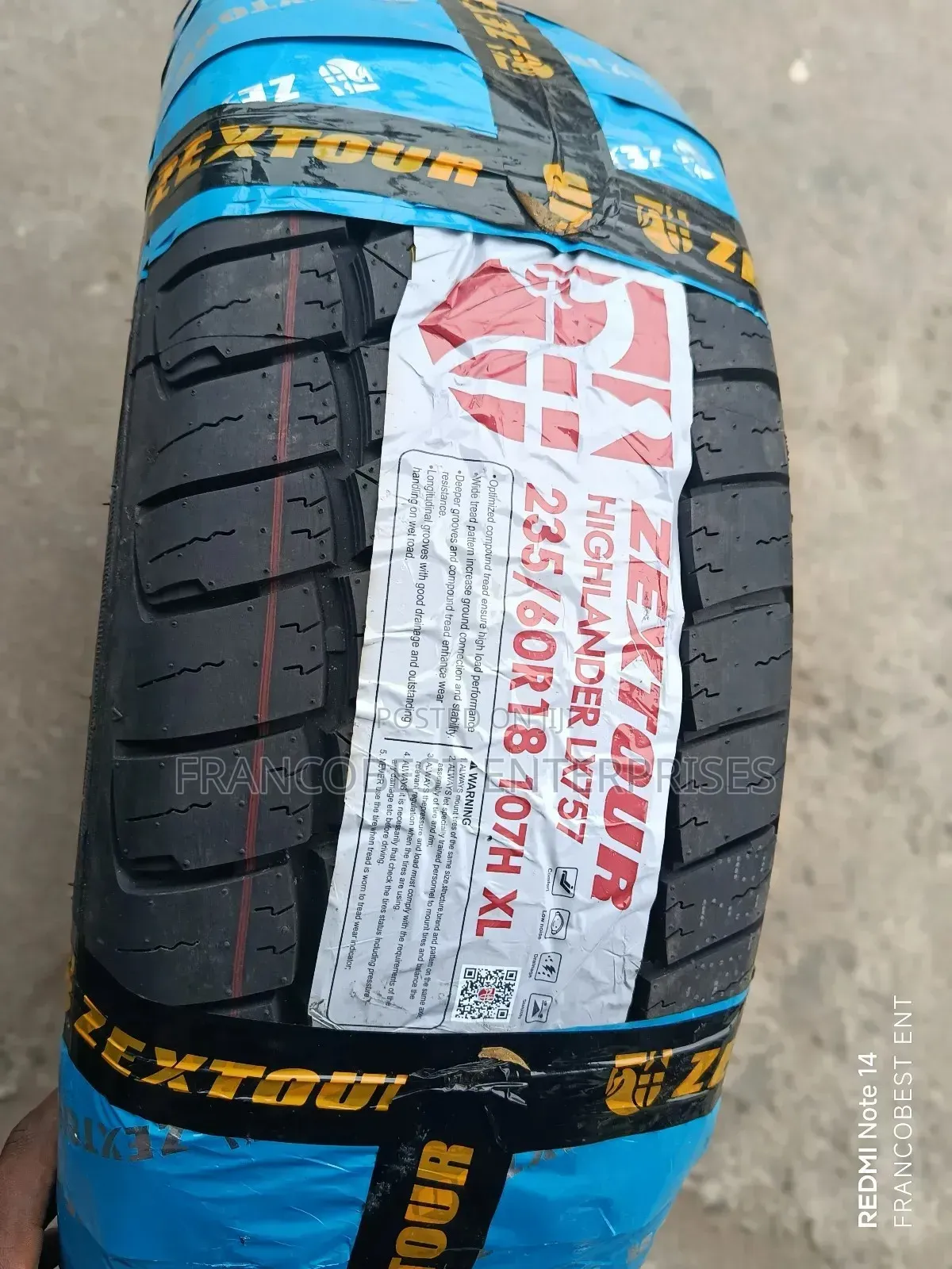 235/60r18 Zextour Highlander Tyre