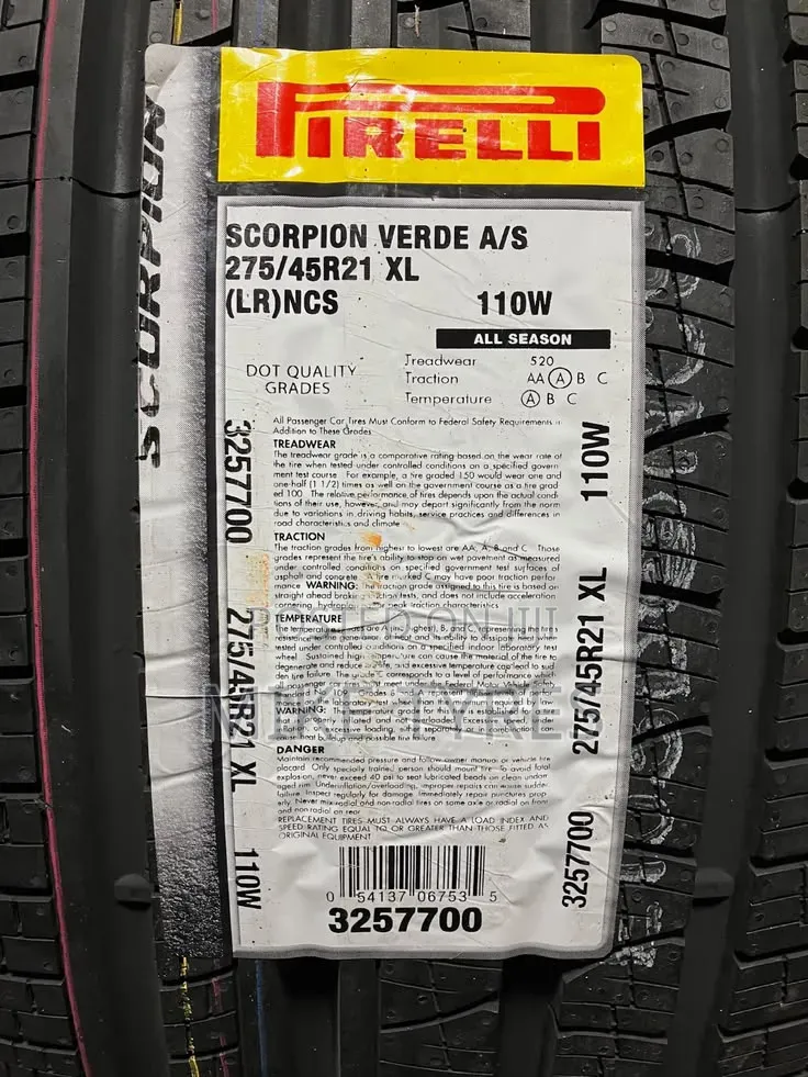 Brand New 275/45r21 Pirelli