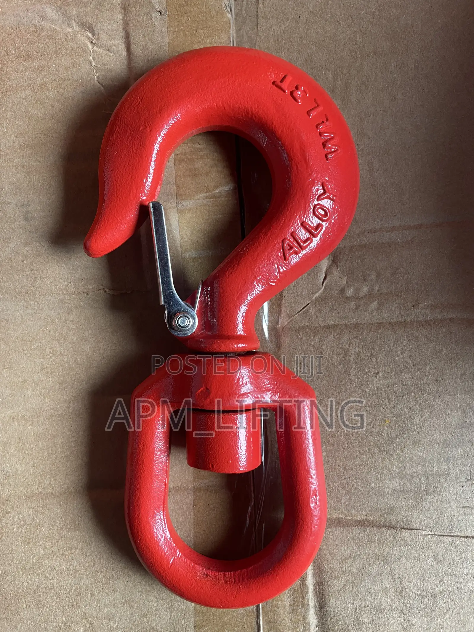 3ton Swivel Steel Lifting Hook With Safety Latch for Heavy Duty