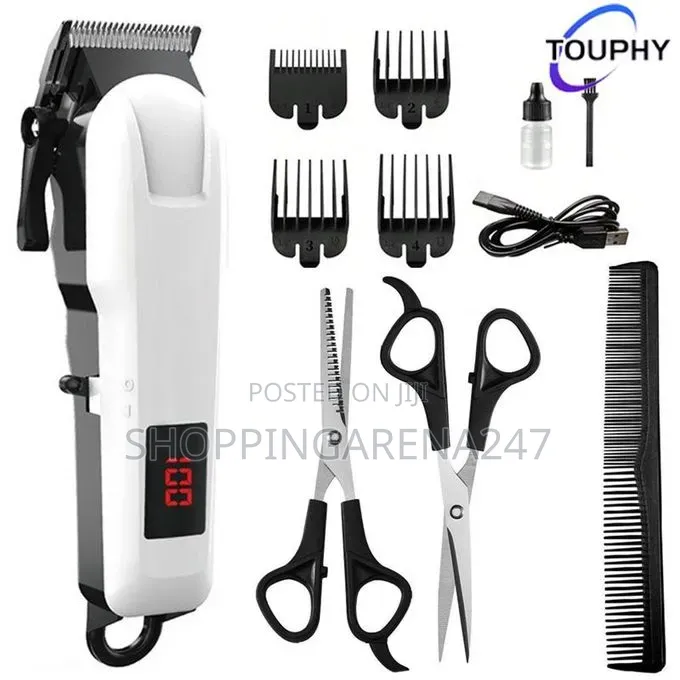 Rechargeable Professional Hair Clipper/Trimmer + Grooming Set