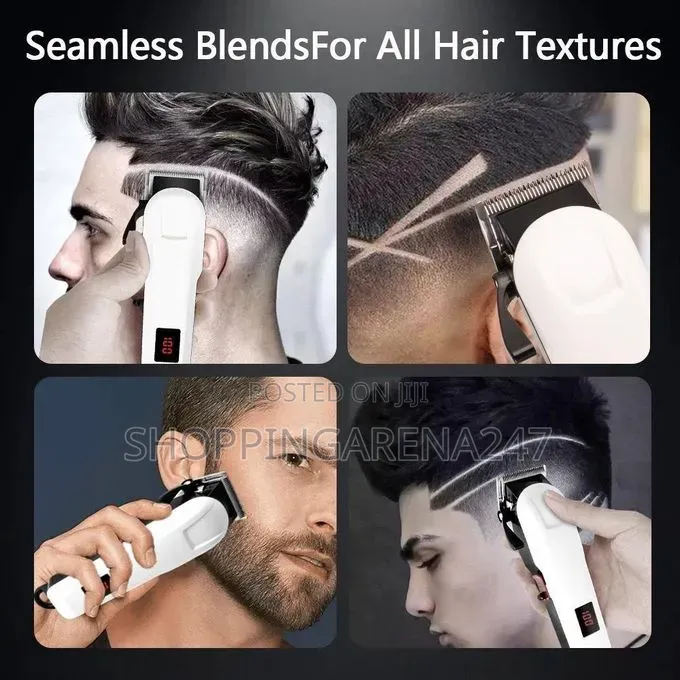 Rechargeable Professional Hair Clipper/Trimmer + Grooming Set