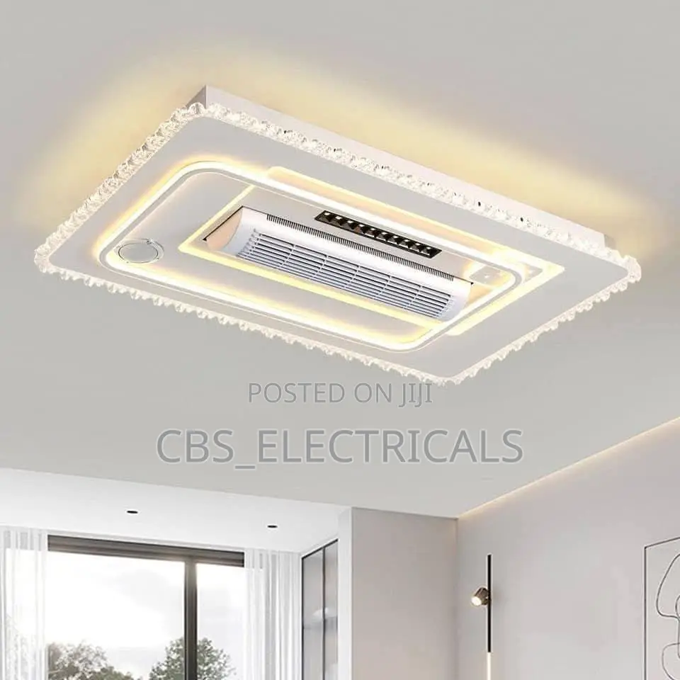 Integrated Smart Bladeless Fan LED Ceiling Light