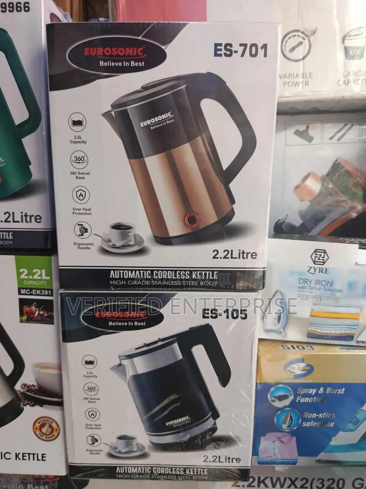 Eurosonic Electric Kettle .