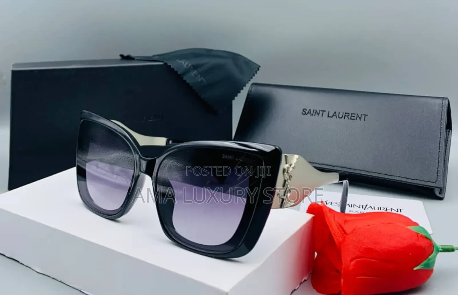 Saint Laurent Luxury Female Designer Glasses–Stylish Premium Quality