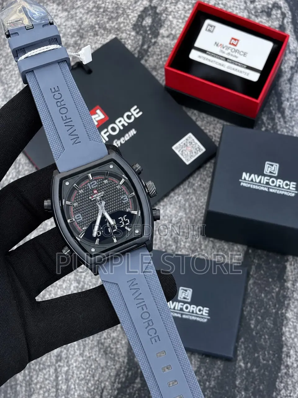 Naviforce Dual Time Display Men's Sport Watch