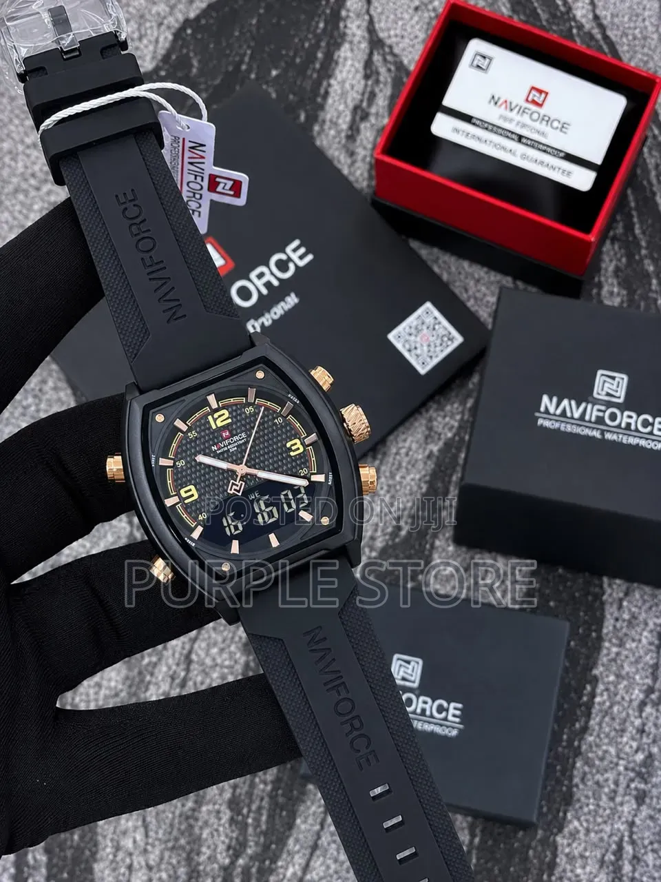 Naviforce Dual Time Display Men's Sport Watch