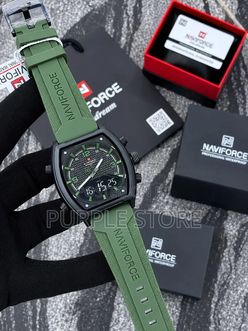Naviforce Dual Time Display Men's Sport Watch