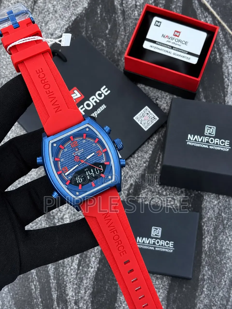 Naviforce Dual Time Display Men's Sport Watch