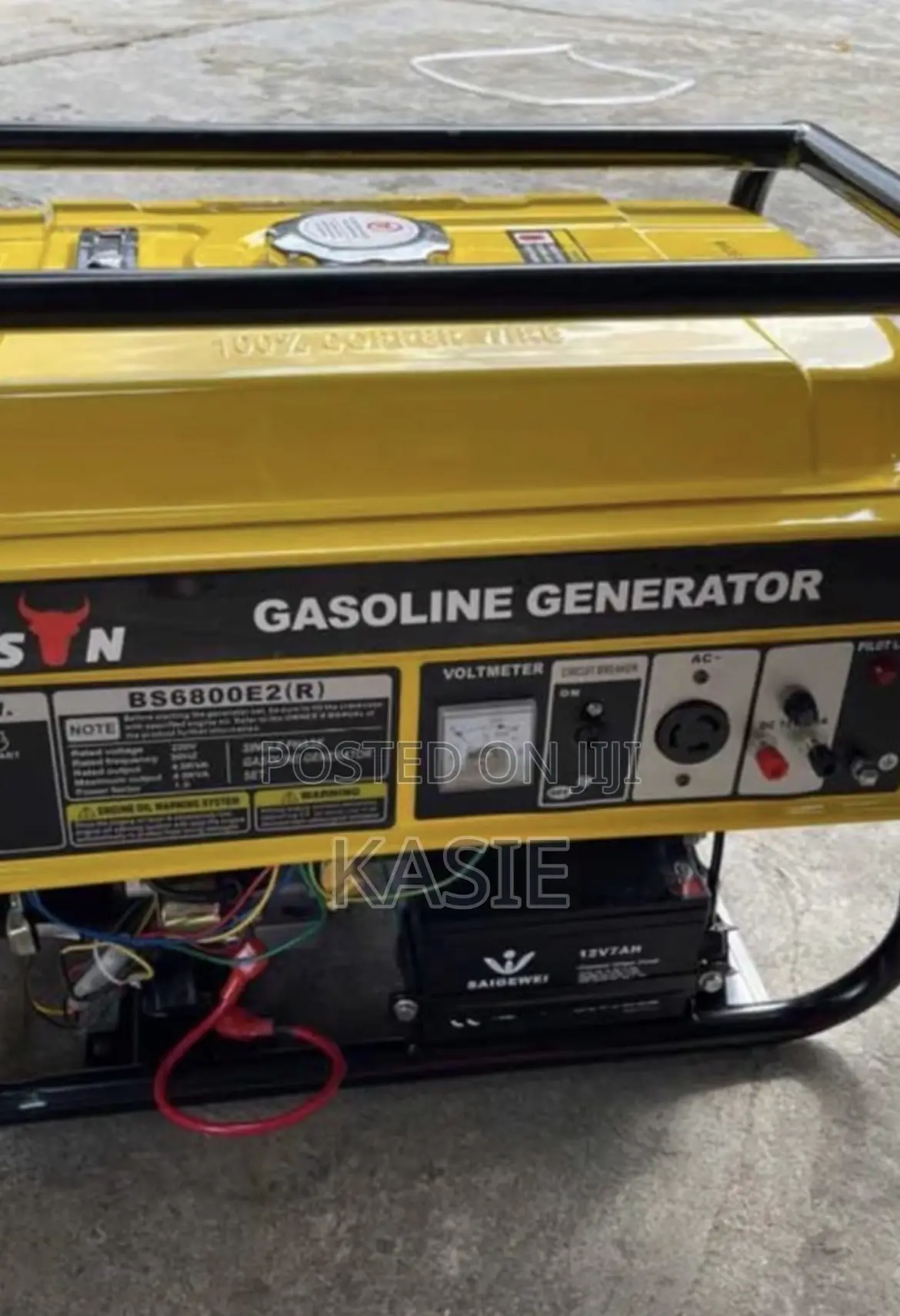 BS6800E2(R) 4.5KVA Original Remote Start Petrol Generator