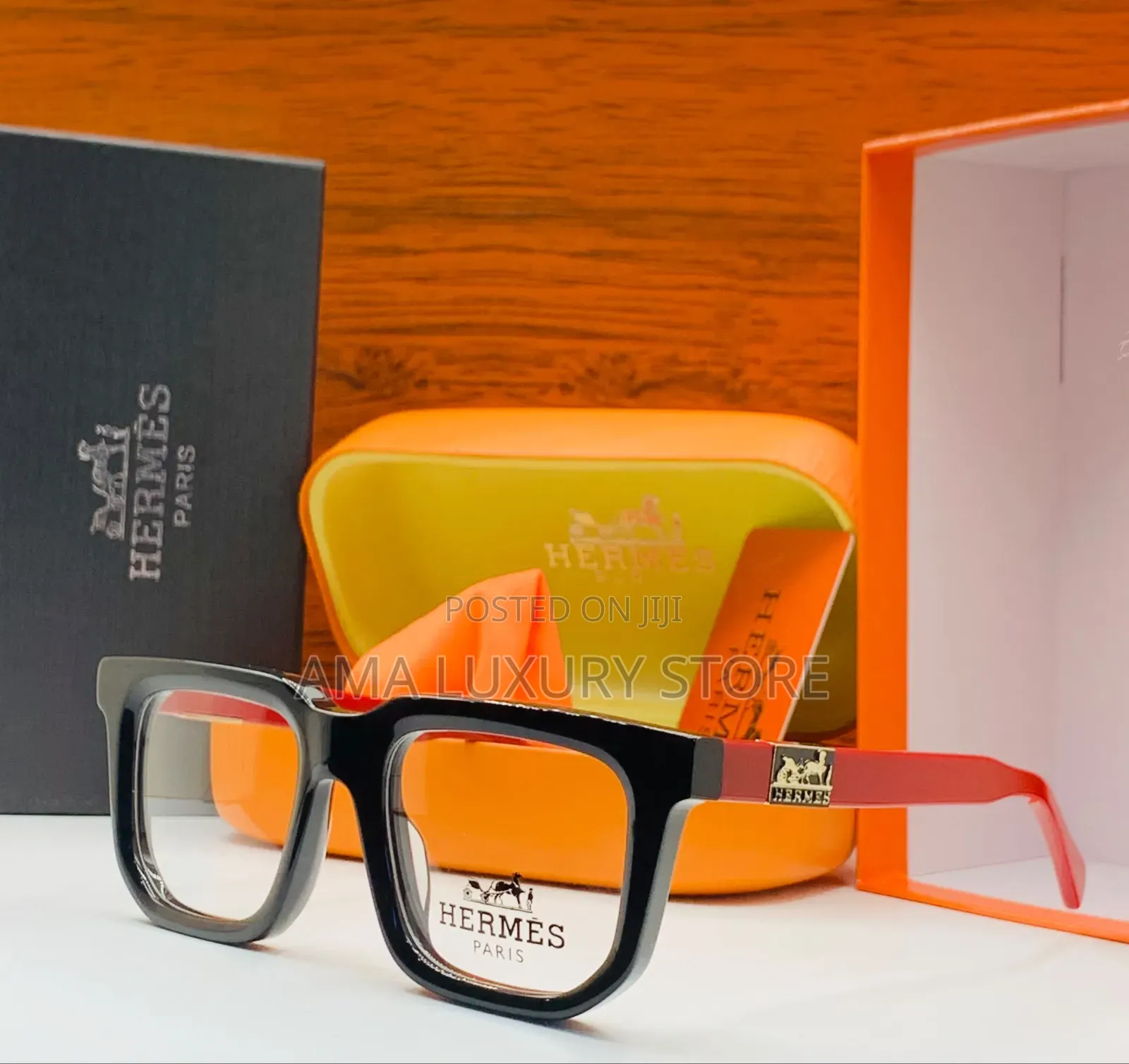 Hermes Luxury Designer Transparent Glasses – Stylish Premium Quality
