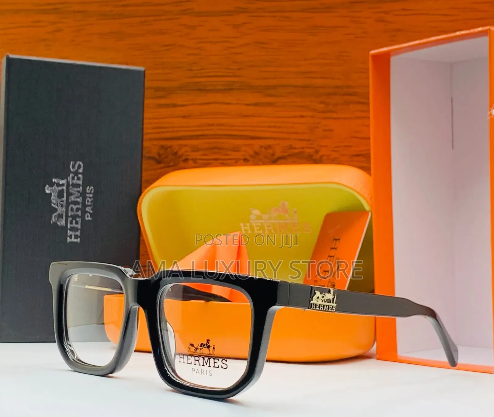 Hermes Luxury Designer Transparent Glasses – Stylish Premium Quality