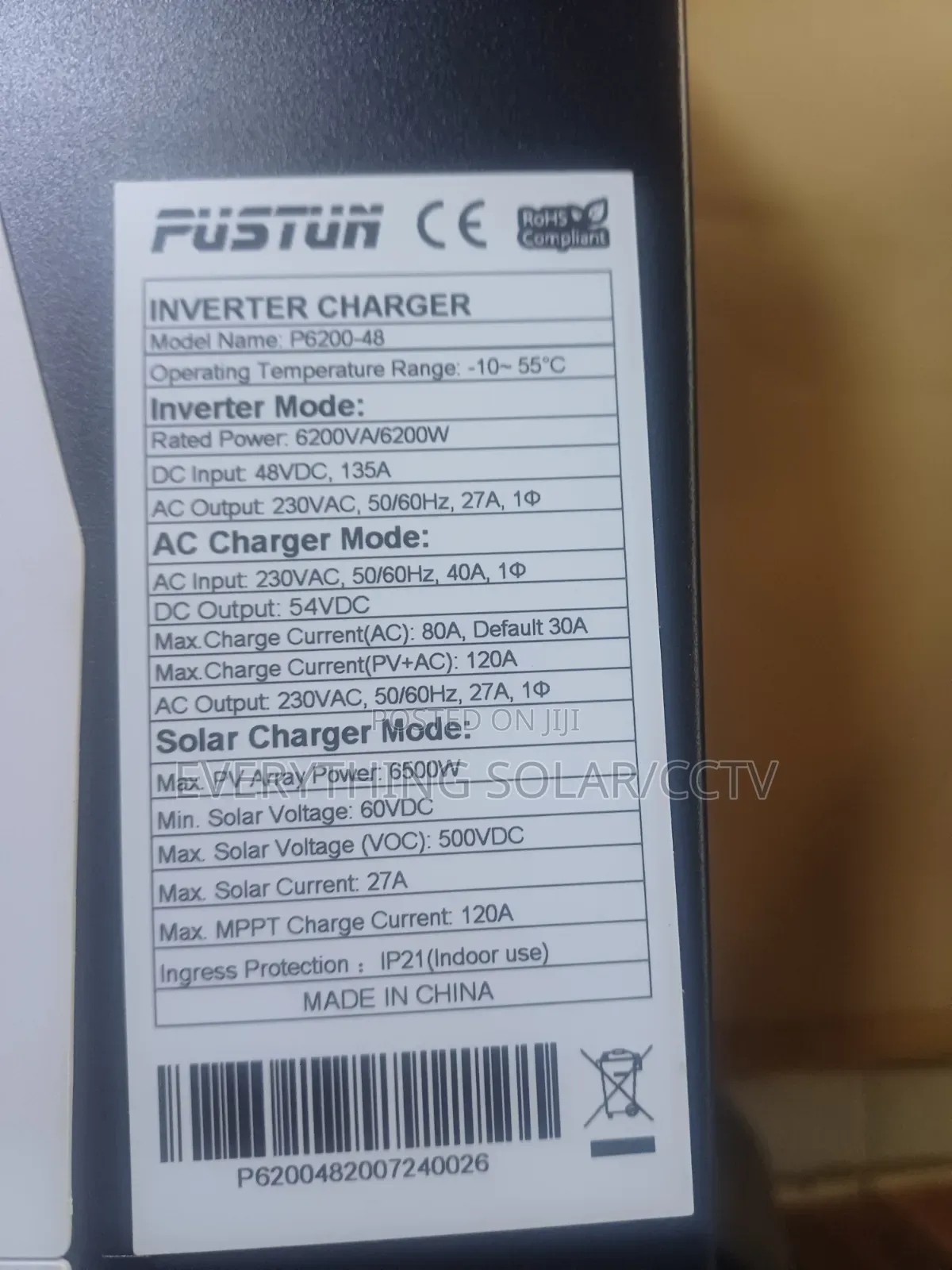 6.2kw Hybrid Inverter