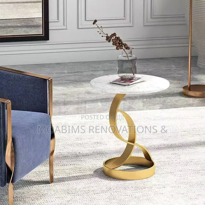 The S-Coffee TABLE WOODEN Top ( Faux Marble)