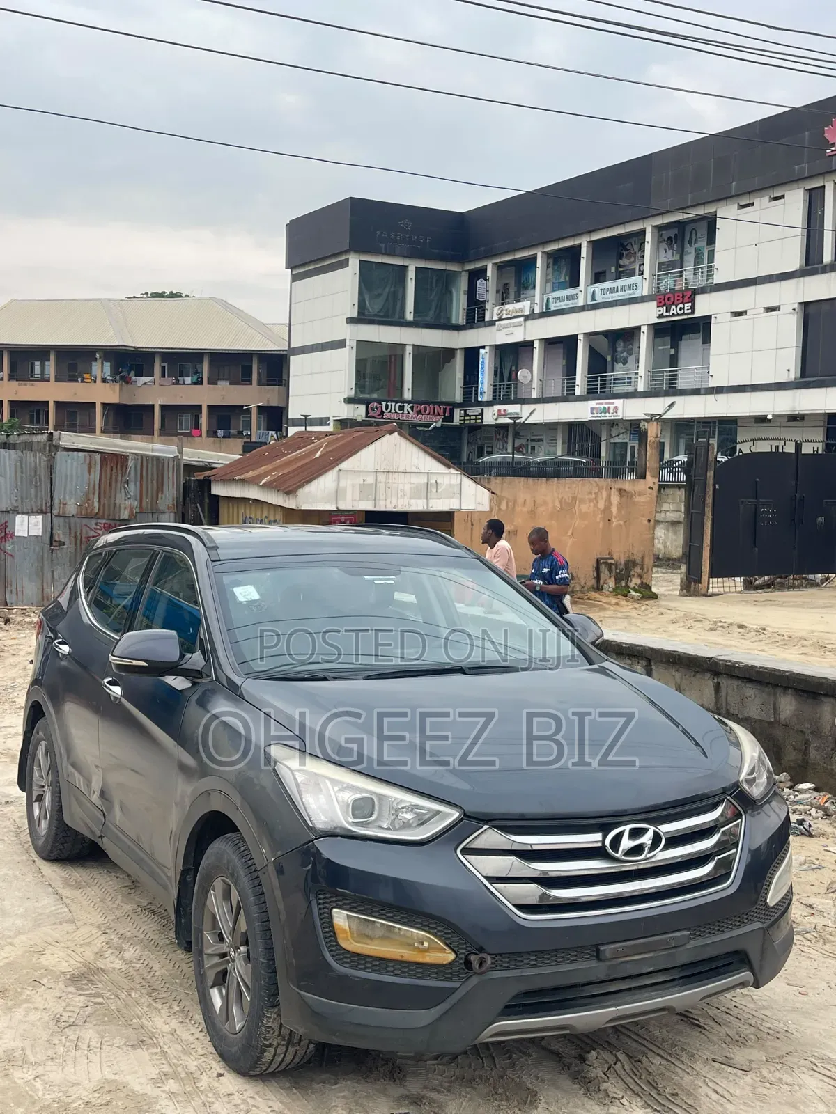Hyundai Santa Fe Limited 4dr SUV (3.3L 6cyl 6A) 2014 Gray