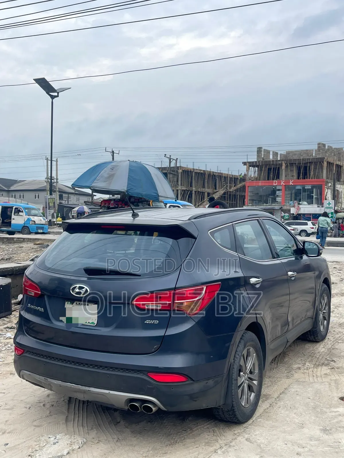 Hyundai Santa Fe Limited 4dr SUV (3.3L 6cyl 6A) 2014 Gray