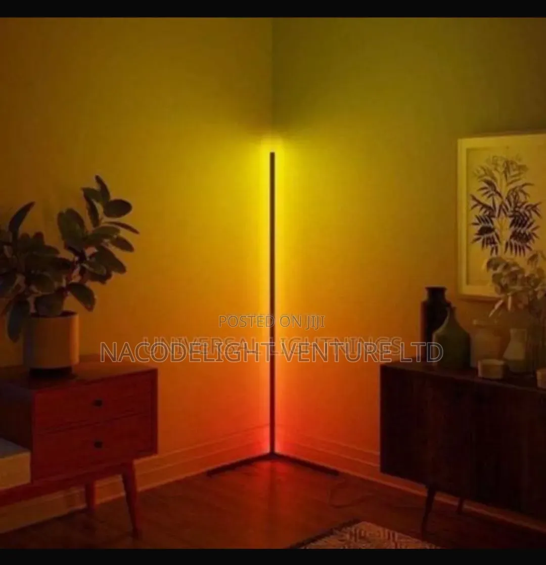Modern RGBIC LED Corner Floor Lamp