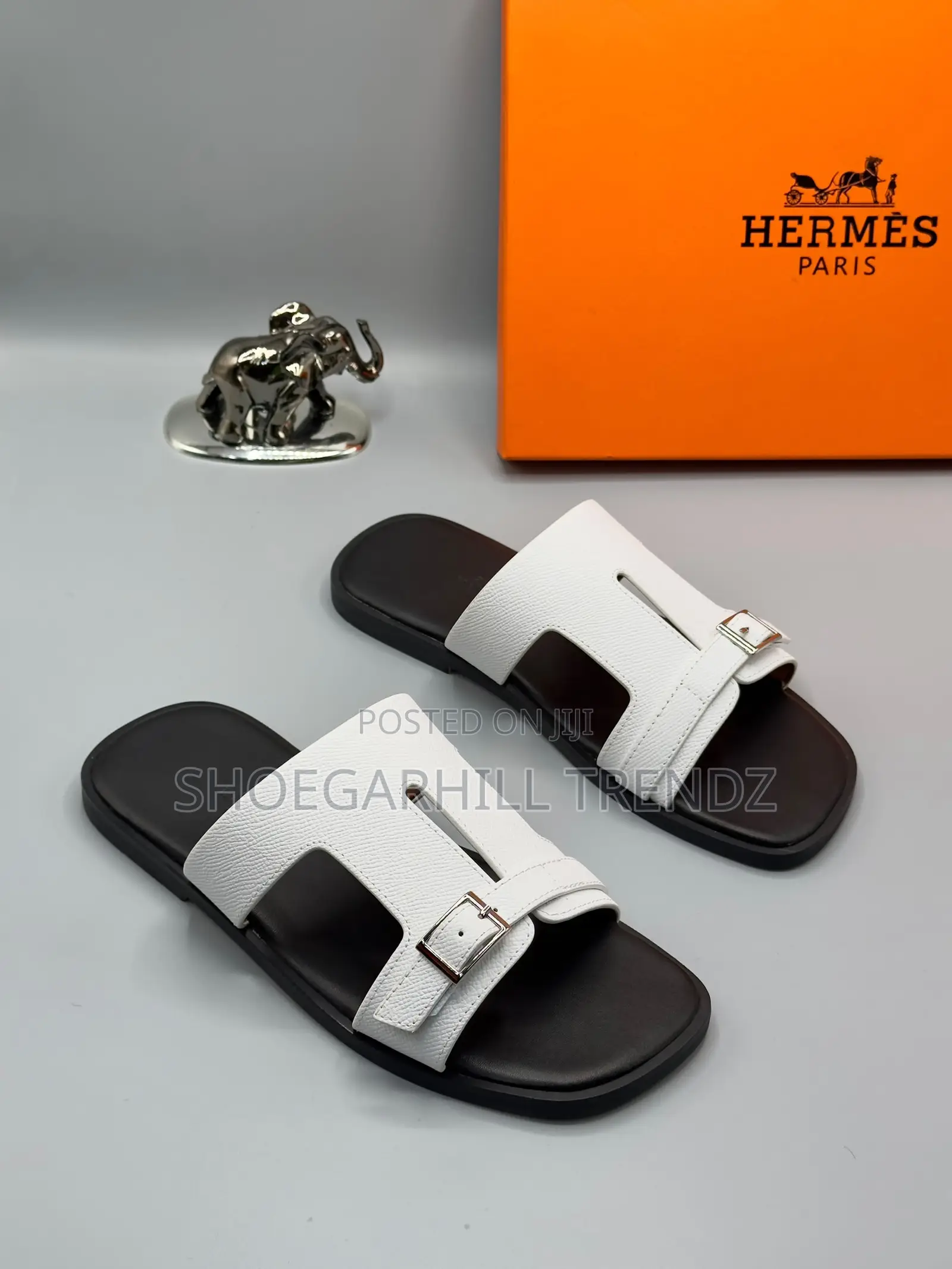 Hermès Buckle Palm Slippers | Premium Luxury Comfort