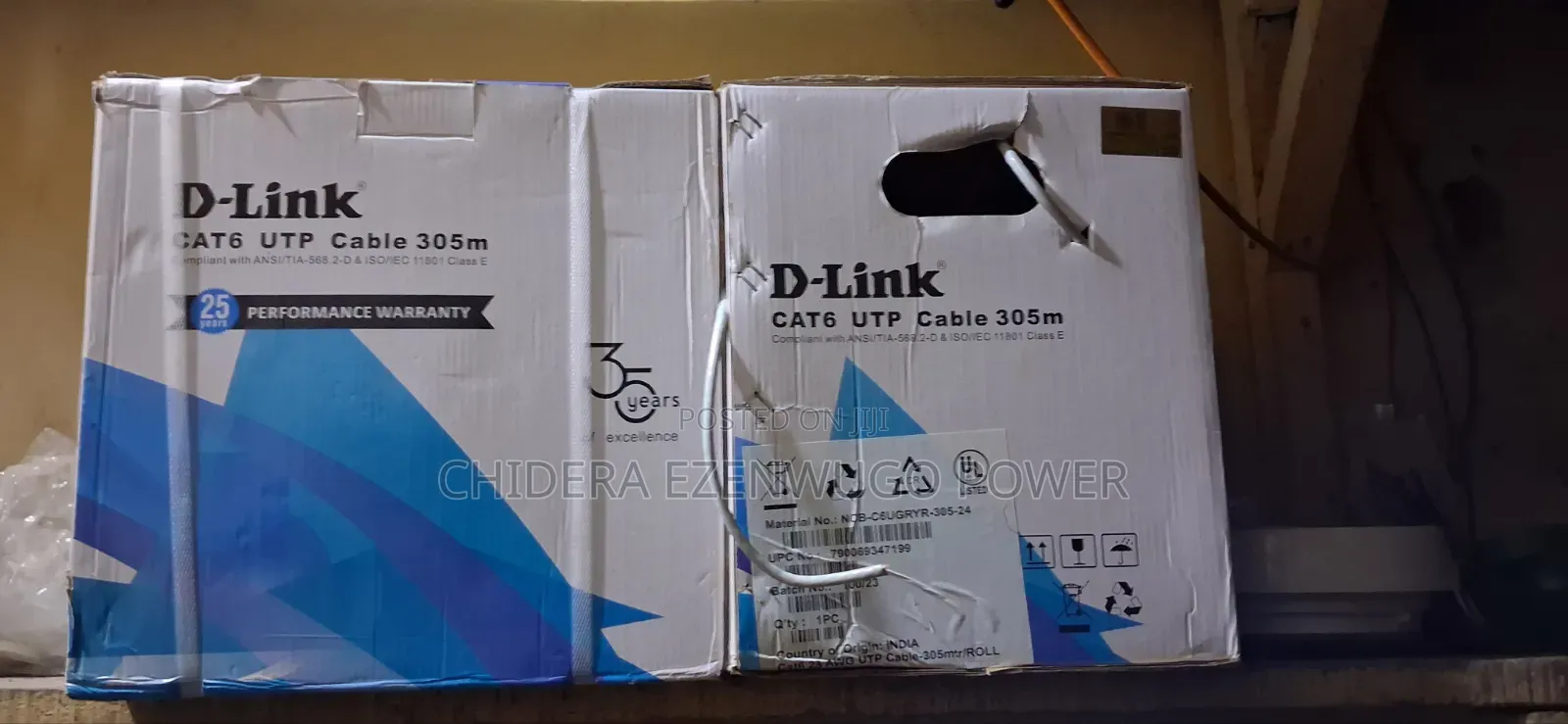 D-Link CAT6 UTP Cable 305m