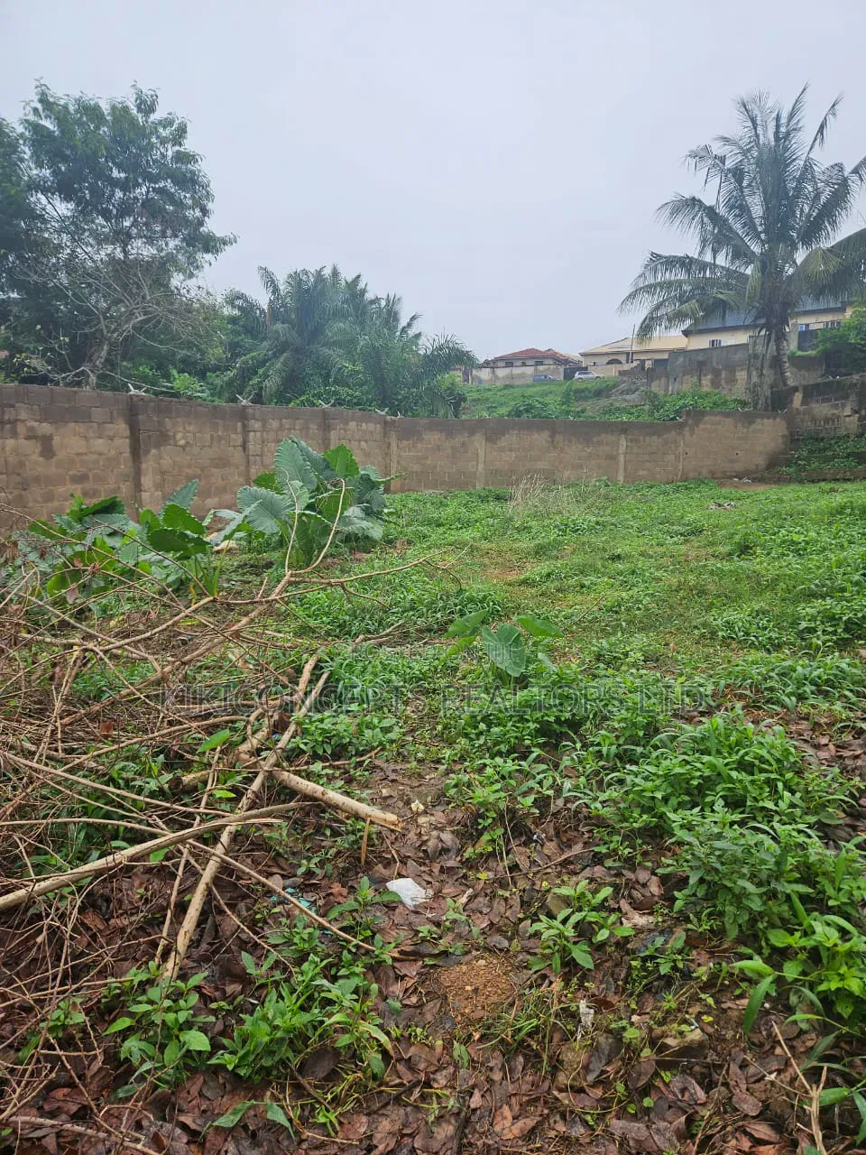 Above a Plot of Land Fully Fenced and Gated at Ayegoro