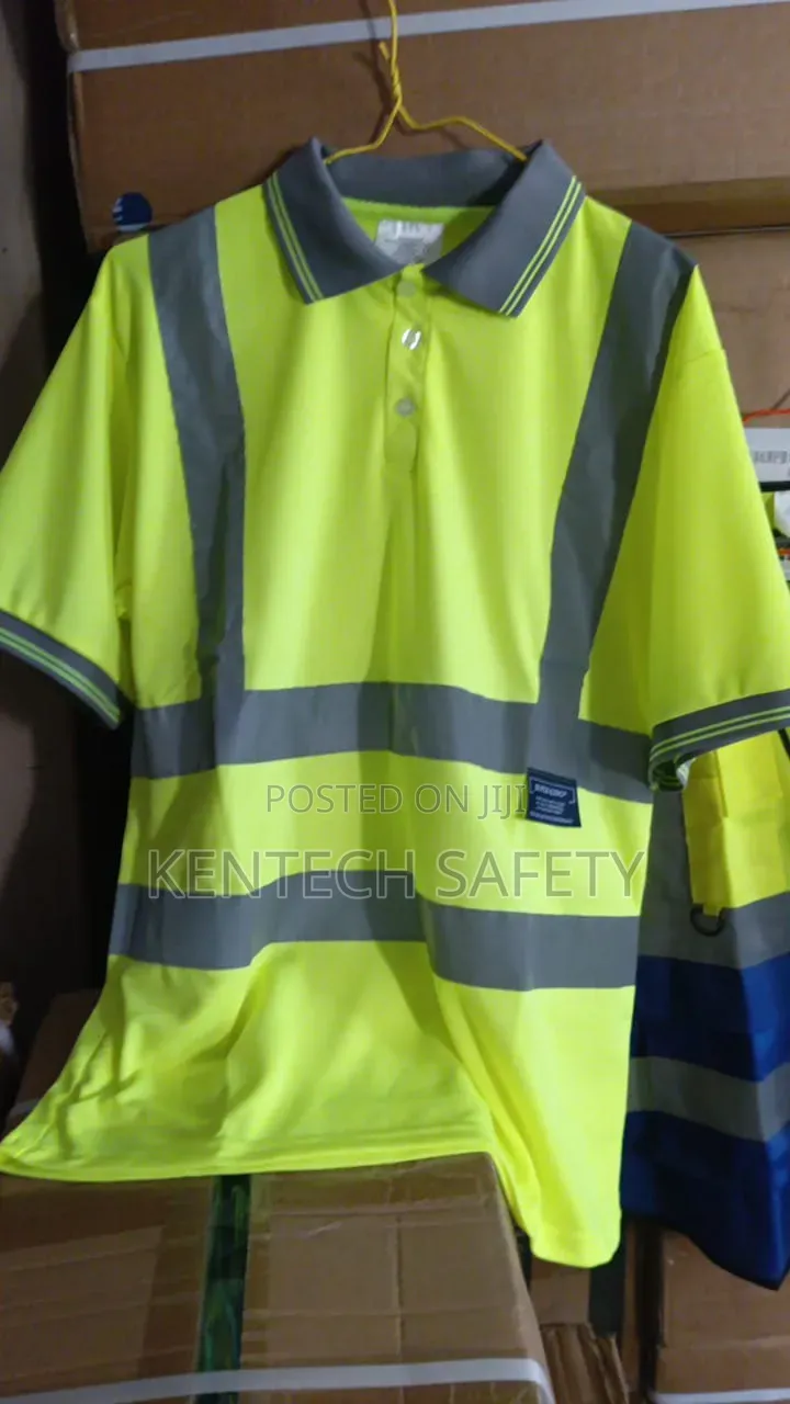 Safety Vest T-Shirt Collar Type Original With Branding