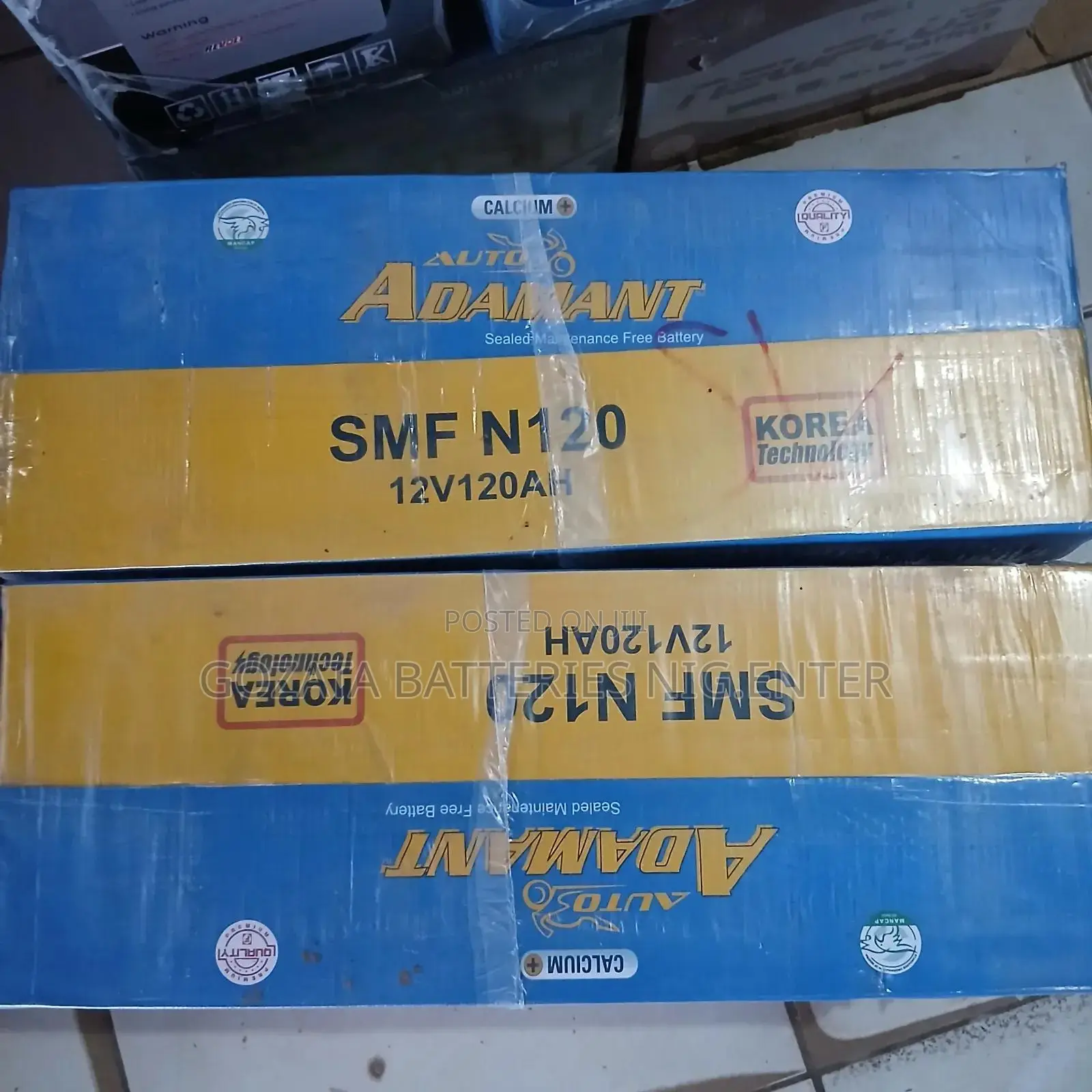 Adamant 120Ah Truck Generator Battery