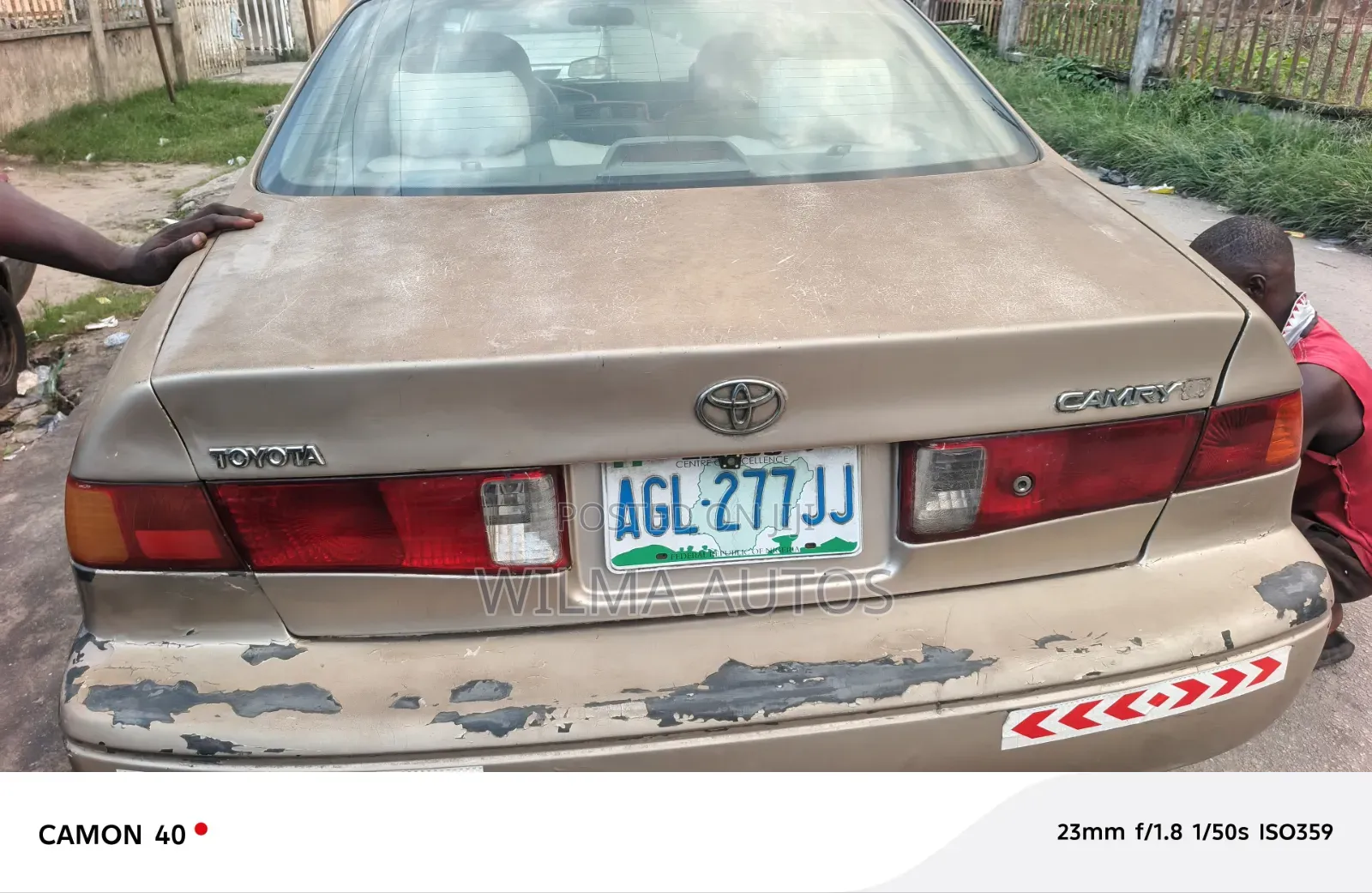 Toyota Camry 2002 Gold