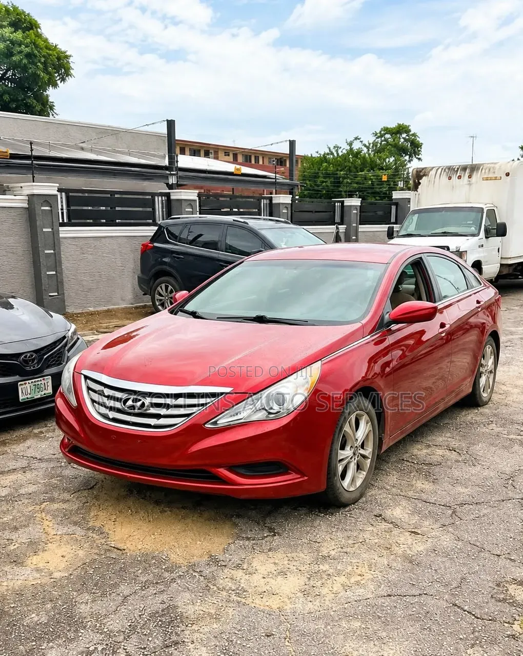 Hyundai Sonata 2012 Red