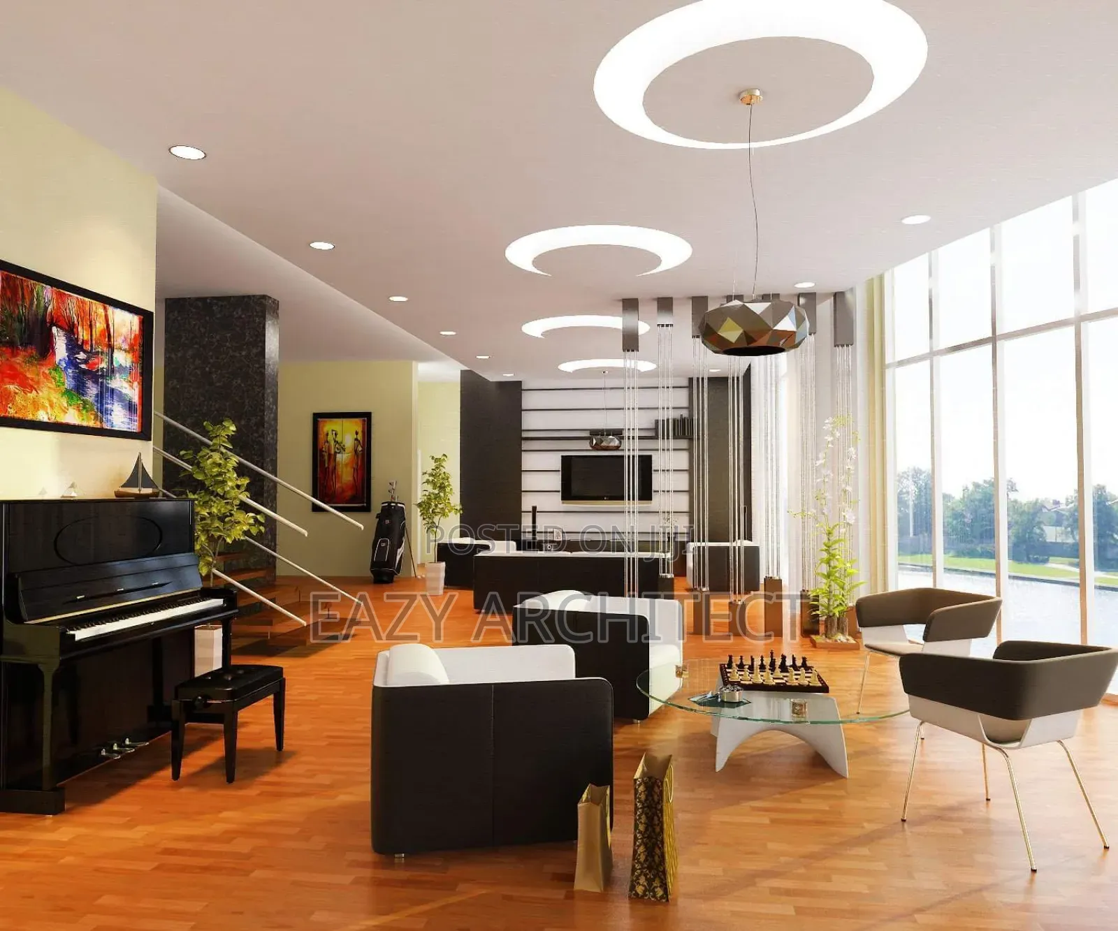 Simple Modern Living Room Design and Interior Design