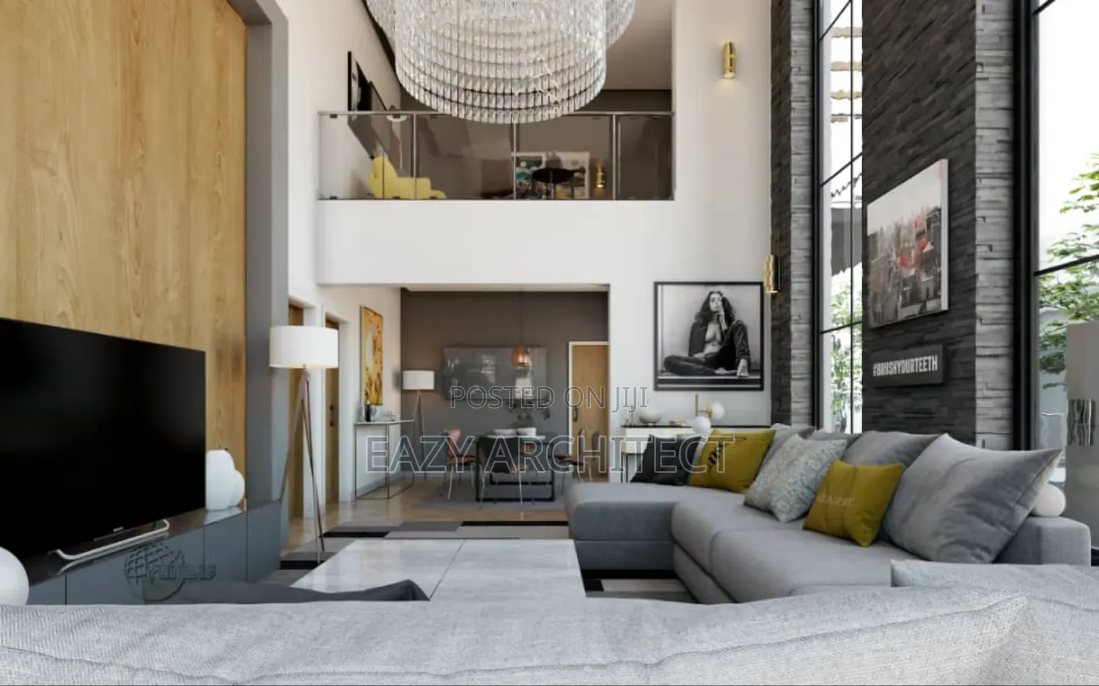 Simple Modern Living Room Design and Interior Design