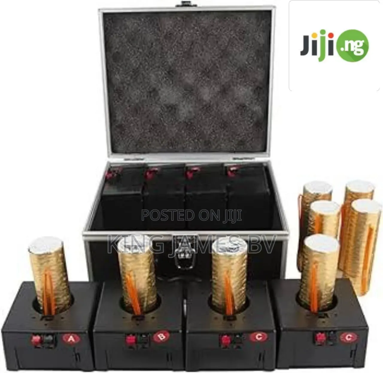 4 Head Cold Spark Fountain Machine – Luxury Celebration Equipment