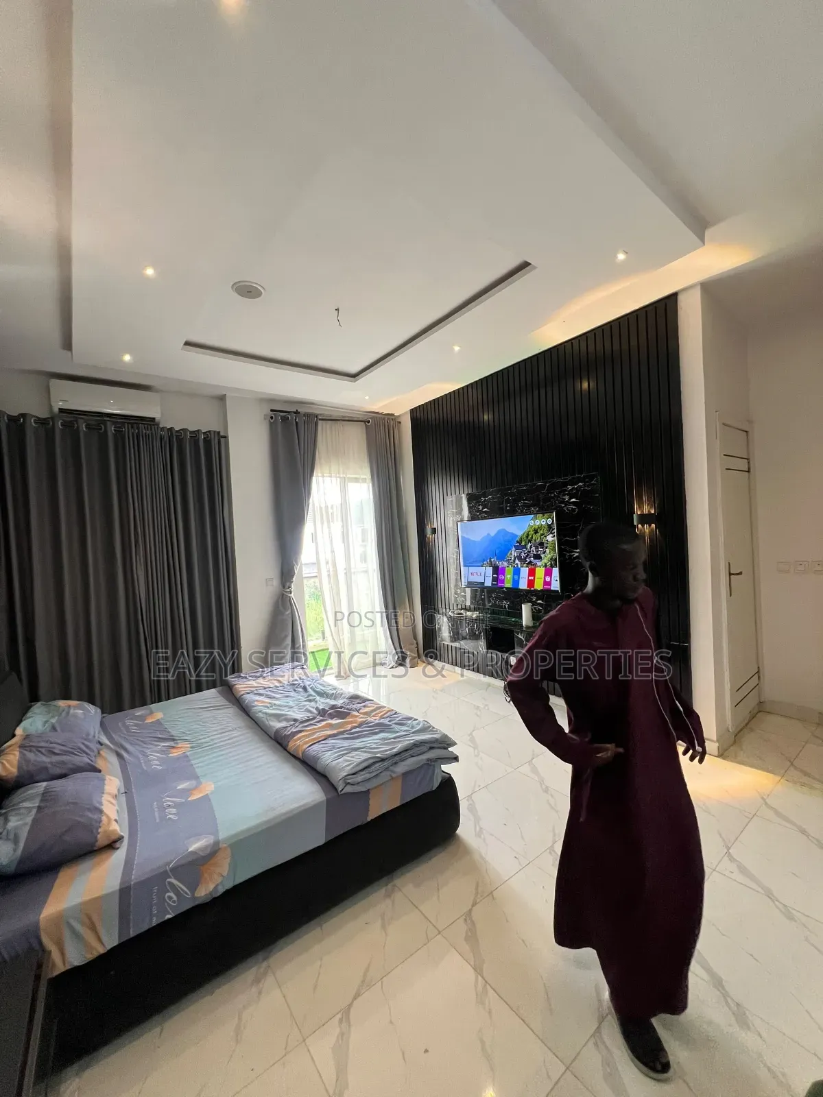 Furnished Studio Apartment in Gated And Secured, Chevron for rent