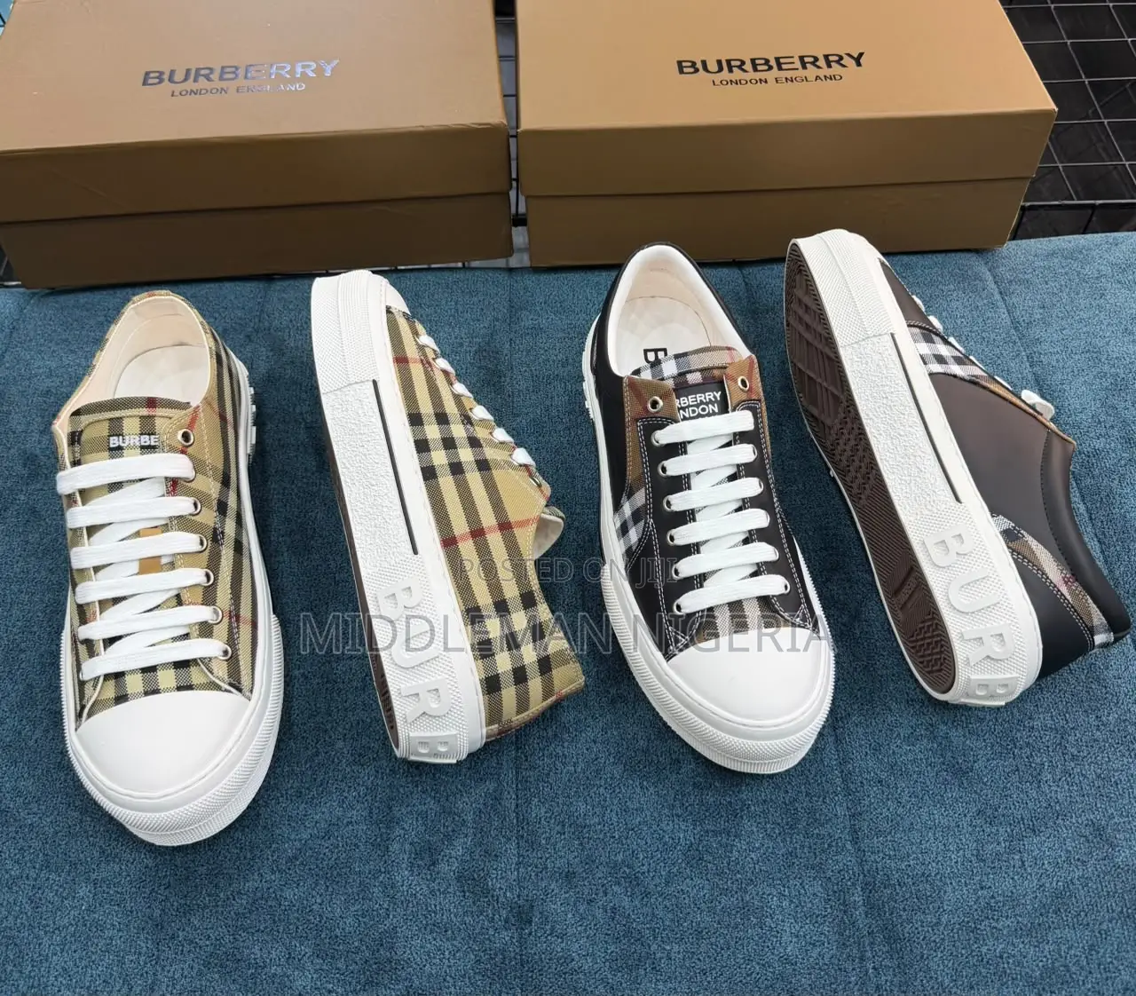 Burberry Checkers Sneakers