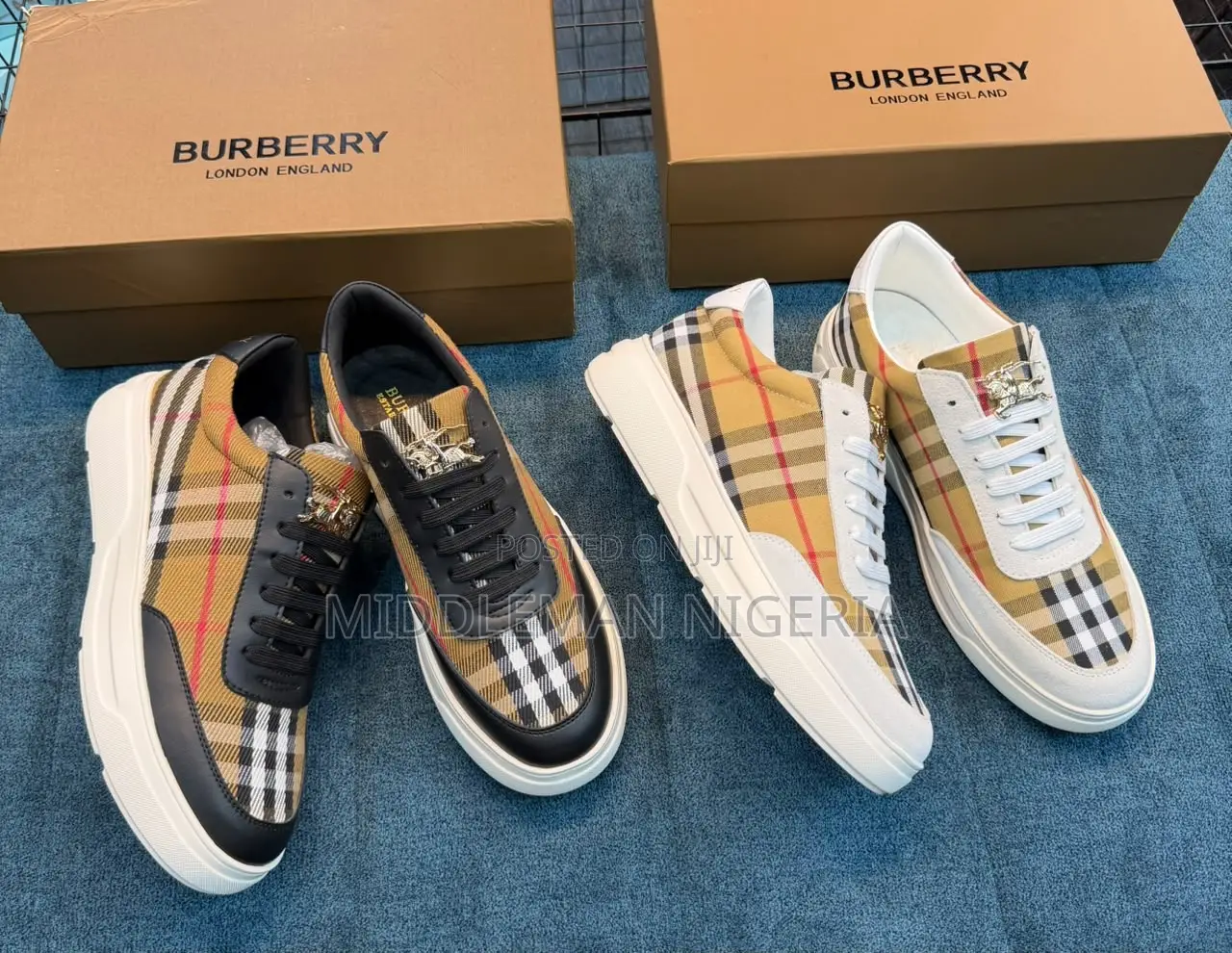 Burberry Checkers Sneakers