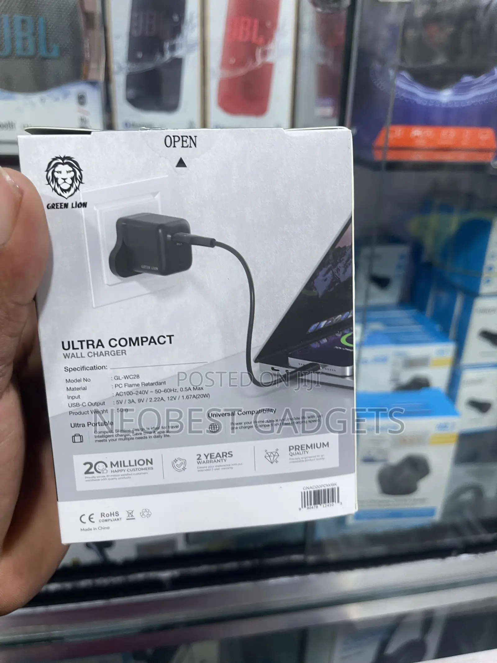 Green Lion Ultra Compact Wall Charger