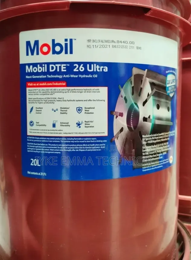 Mobil Dte 26 Ultra Iso Vg 68 20ltrs Pail