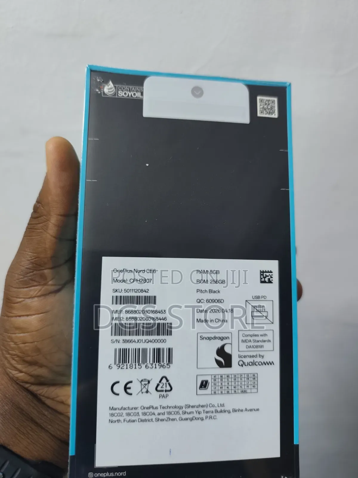 New OnePlus Nord CE5 256 GB Black