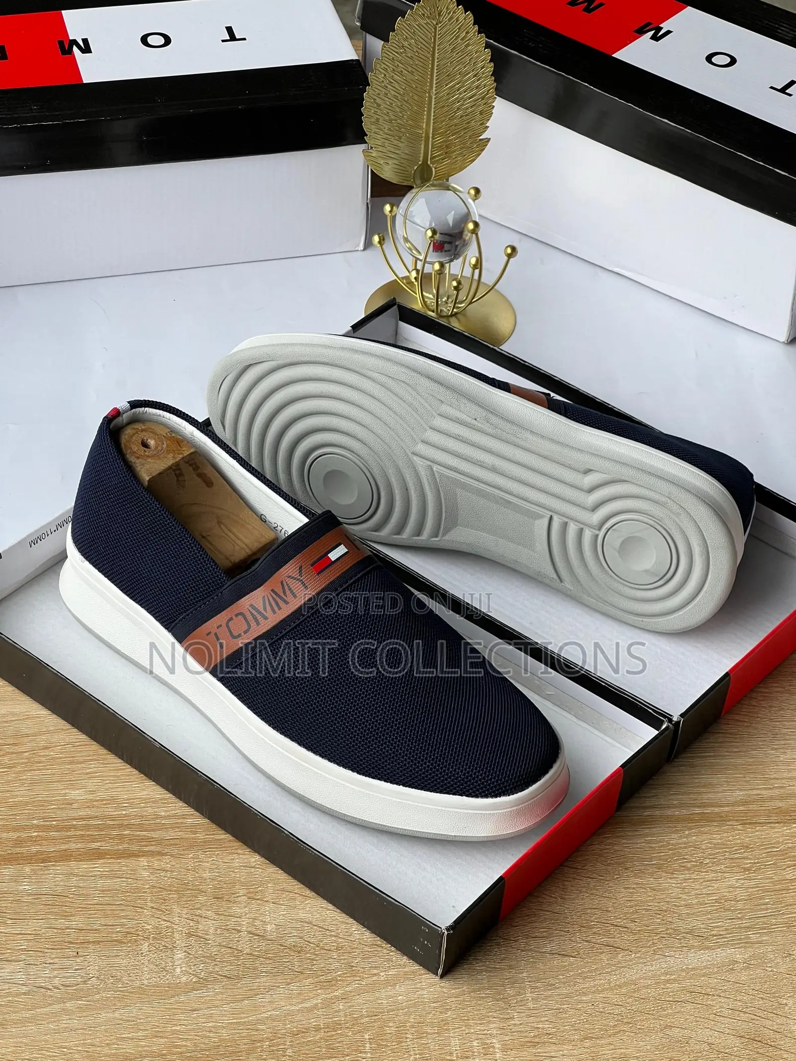 Tommy Hilfiger Men's Classic Slip on Sneakers