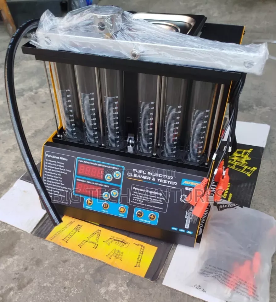 Autool Ct200 Fuel Injector Cleaner and Tester Features Six Glass Measu