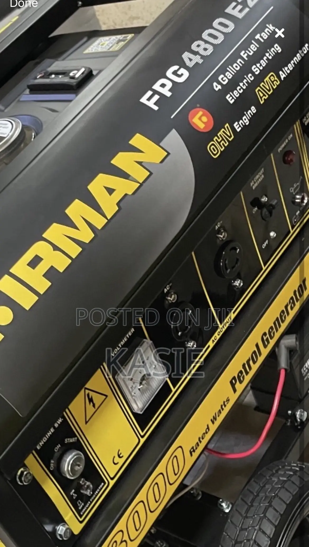 3Kva Original Petrol Key Start Firman Generator