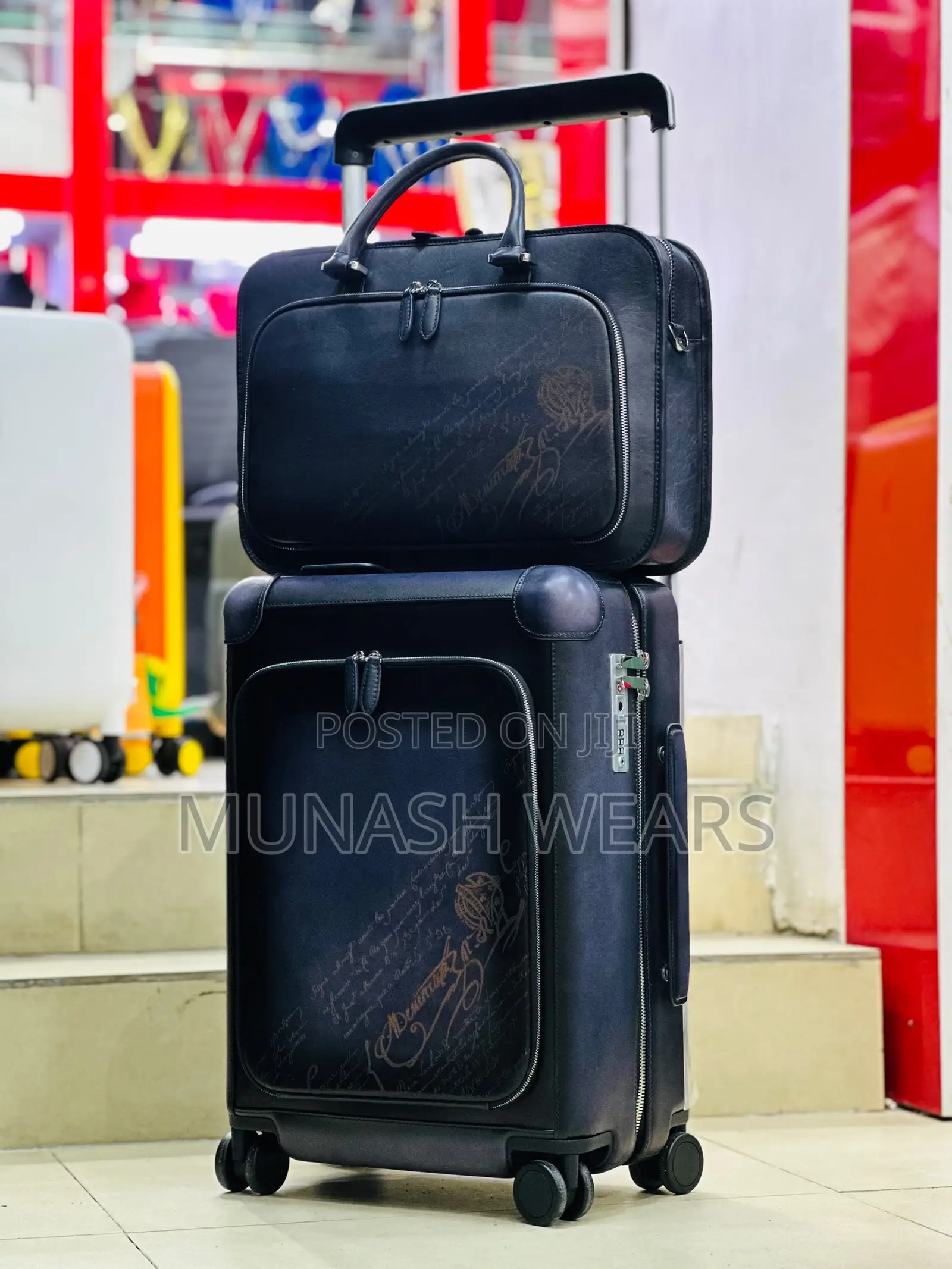 Original Leather Berluti Set Bag