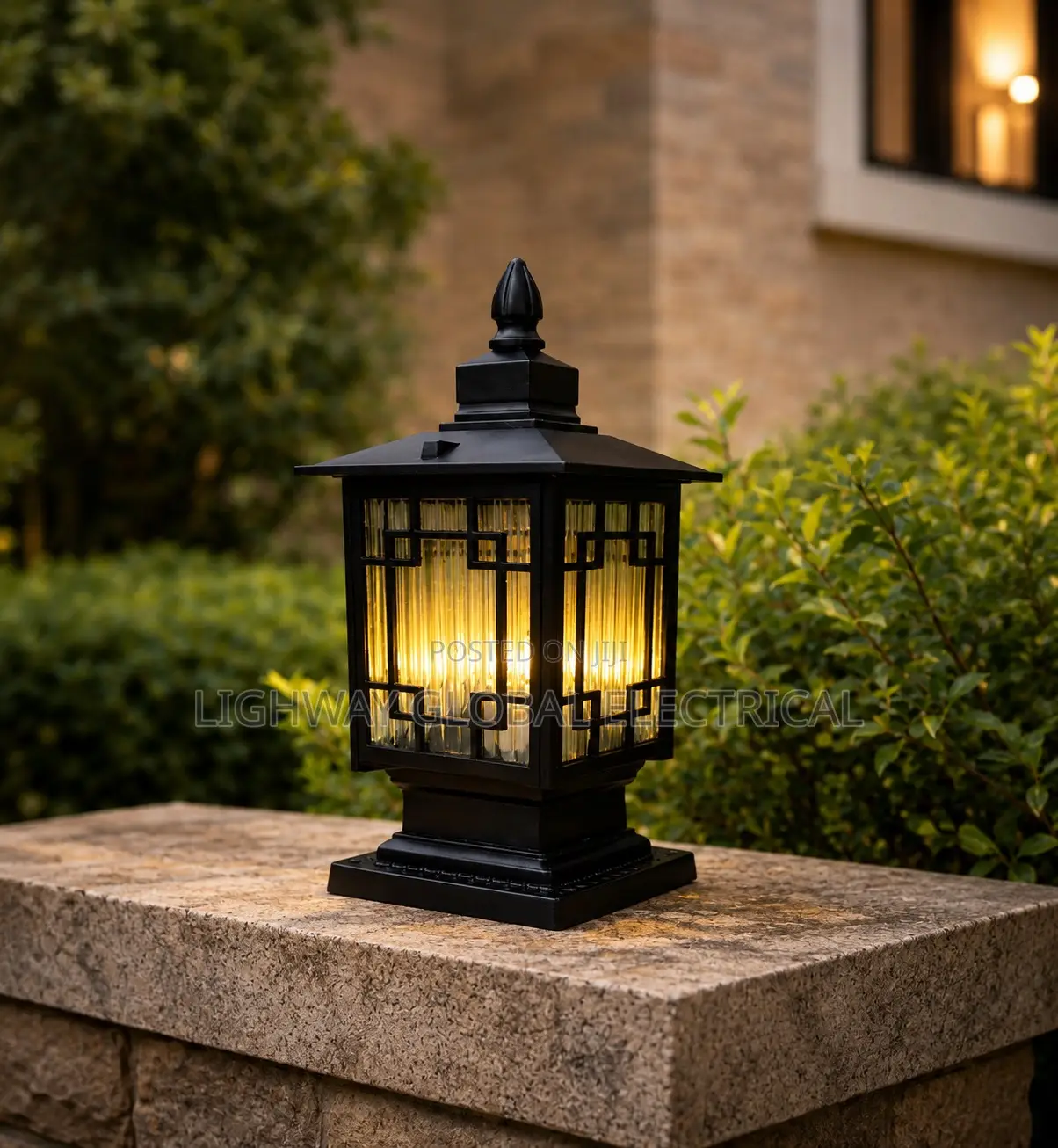 Vintage Cast Pillar Light