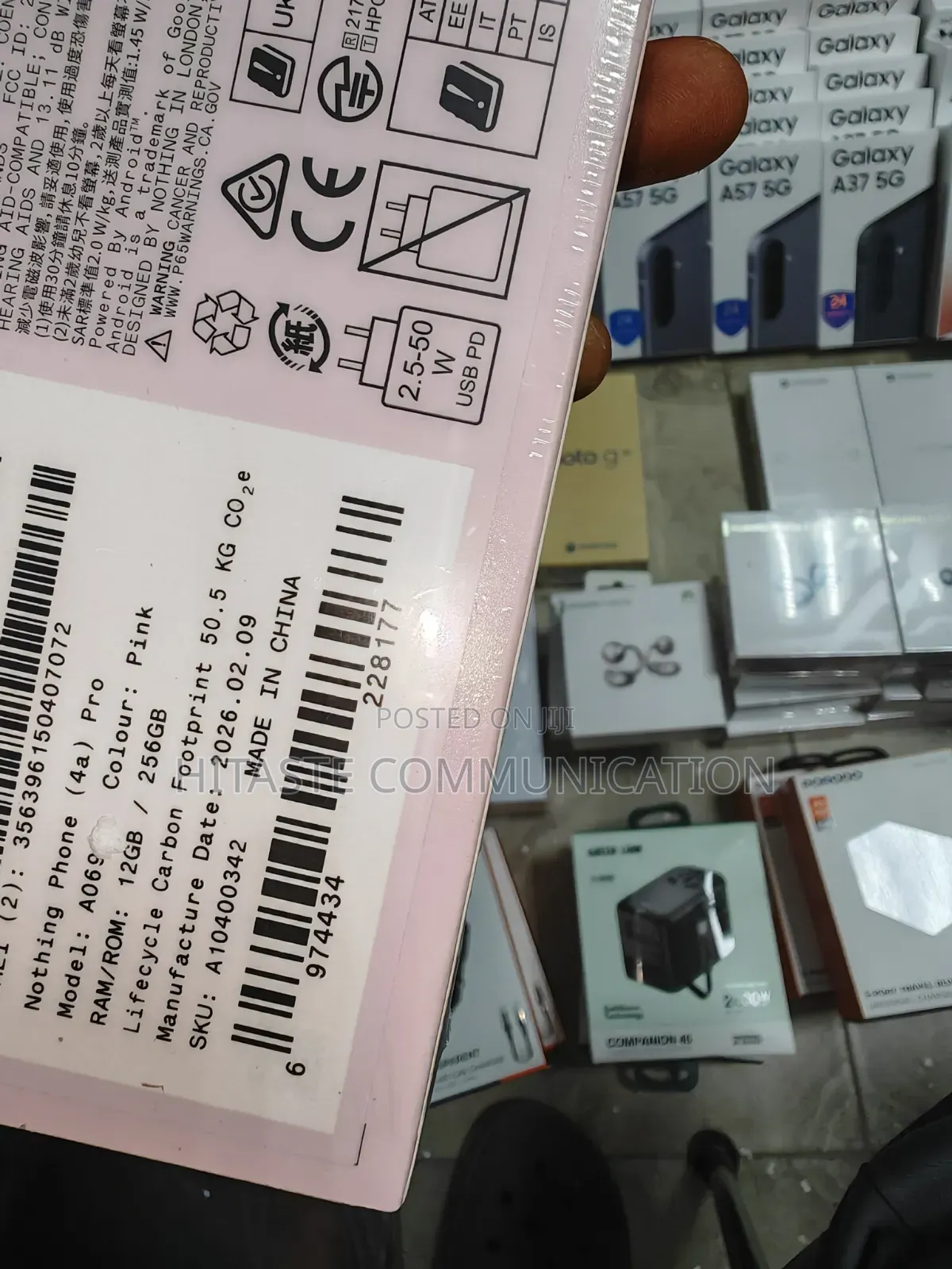 New Nothing Phone 4a Pro 256 GB Black