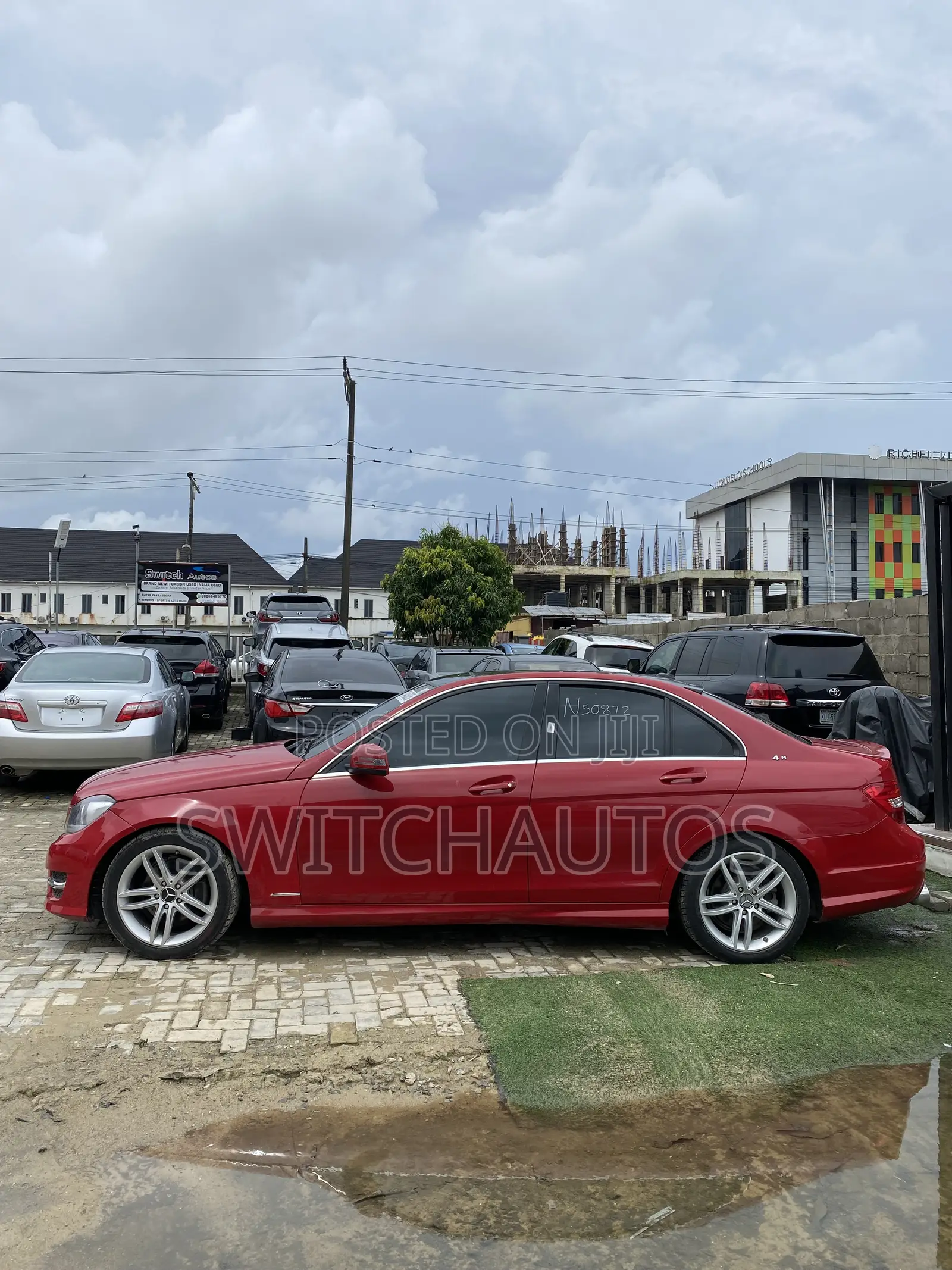 Mercedes-Benz C300 Sport 4Matic Sedan AWD (3.0L 6cyl 7A) 2012 Red