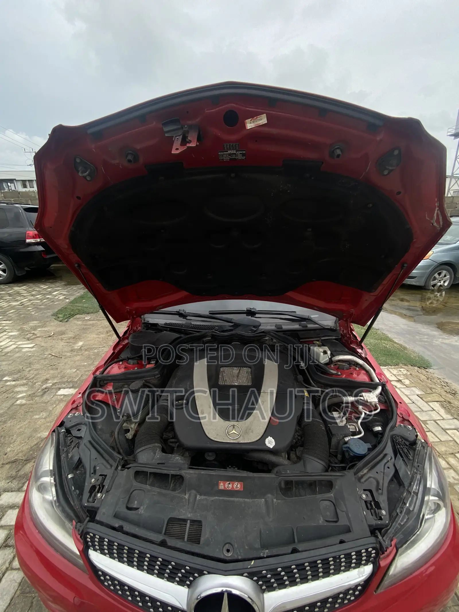 Mercedes-Benz C300 Sport 4Matic Sedan AWD (3.0L 6cyl 7A) 2012 Red