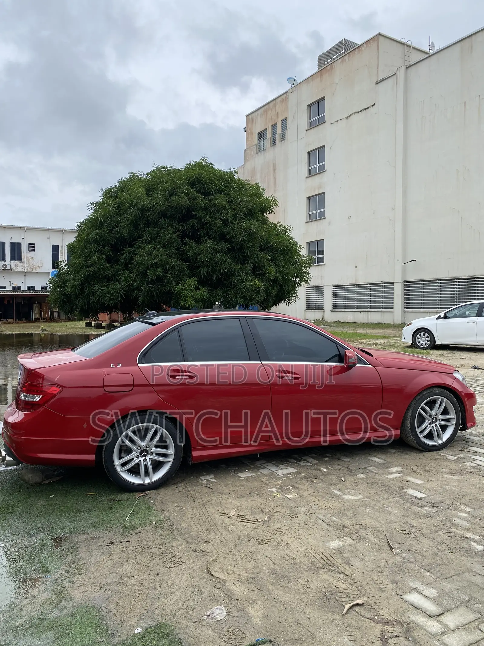 Mercedes-Benz C300 Sport 4Matic Sedan AWD (3.0L 6cyl 7A) 2012 Red