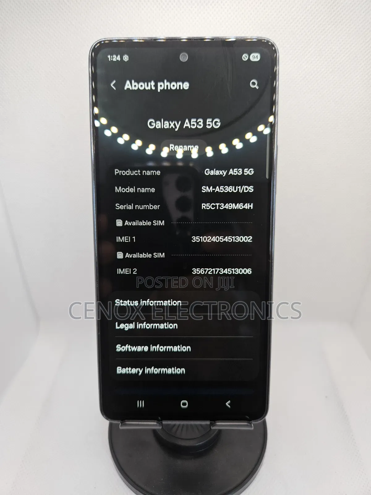 Samsung Galaxy A53 5G 128 GB Black