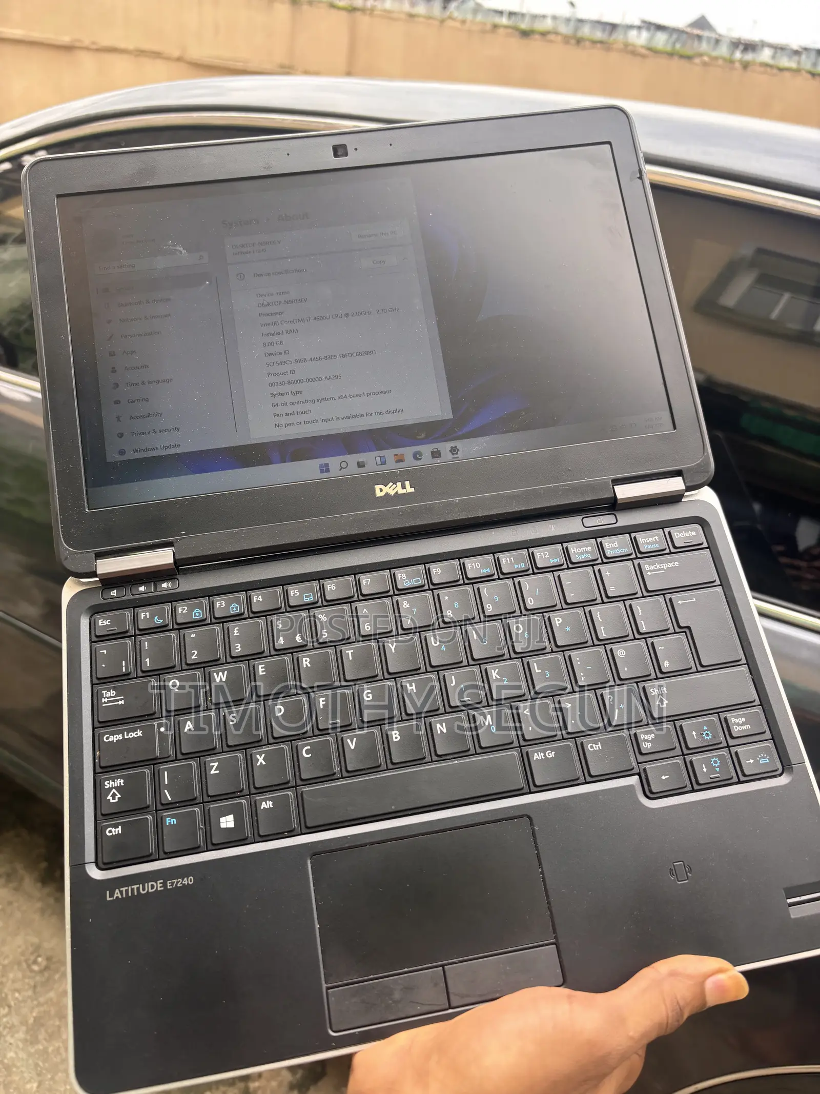 Laptop Dell Latitude E7240 8GB Intel Core i7 SSD 256GB
