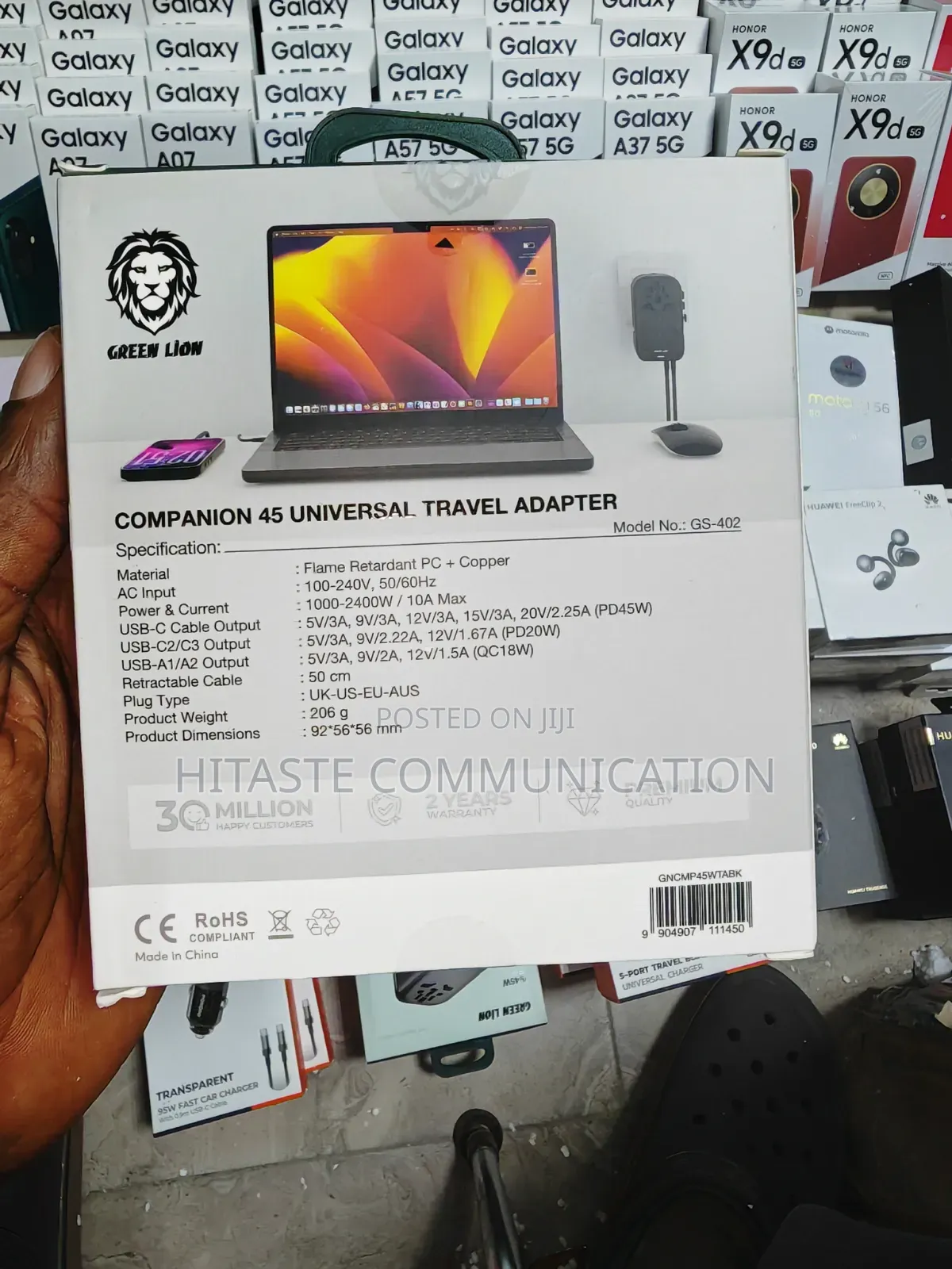 Greenlion Companion 45 Universal Traveler Adapter