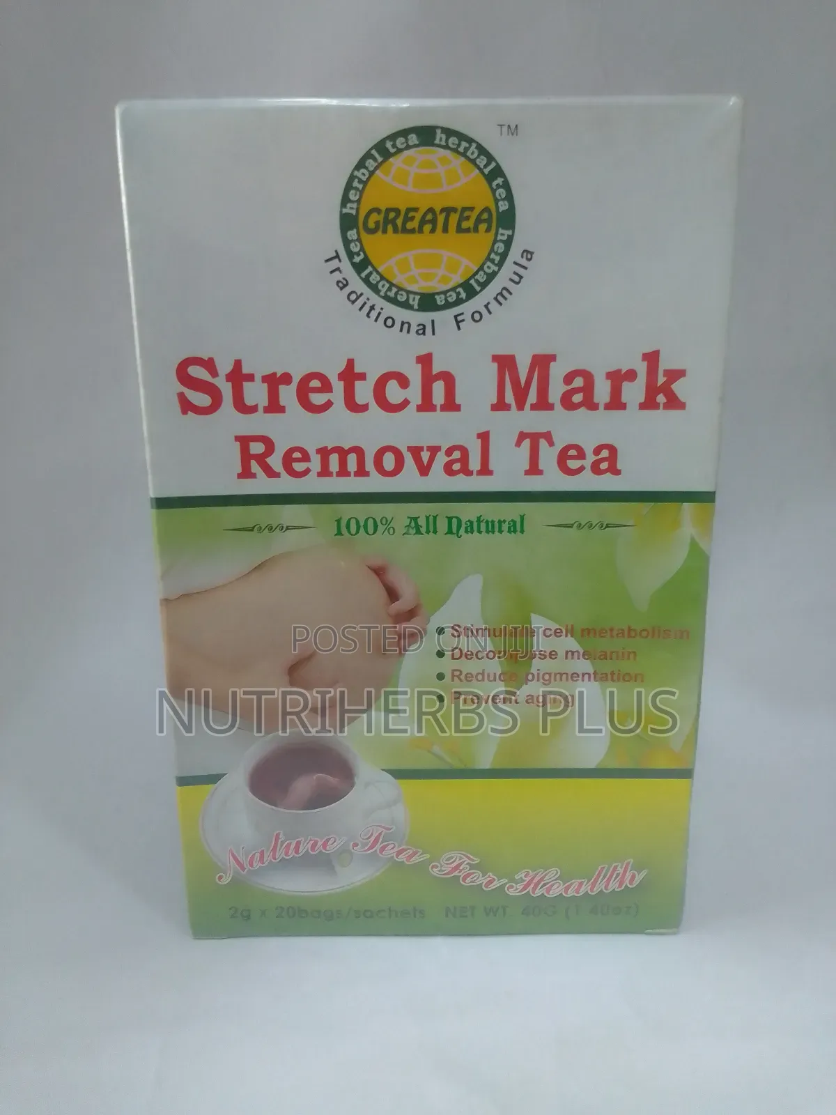Stretch Mark Removal Tea (Stimulate Cell Metabolism and Prevent Aging)