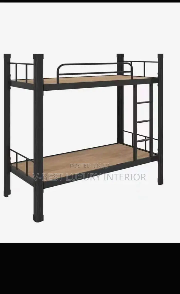 Modern Steel Bunk Bed – Heavy-Duty Space Saver